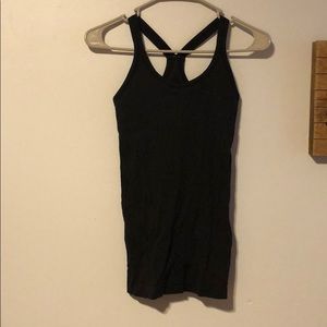 Black lululemon tank top
